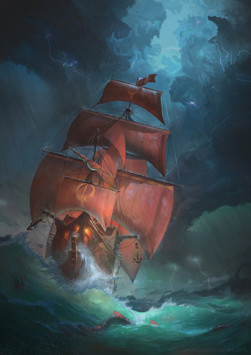 Пиратский корабль арт