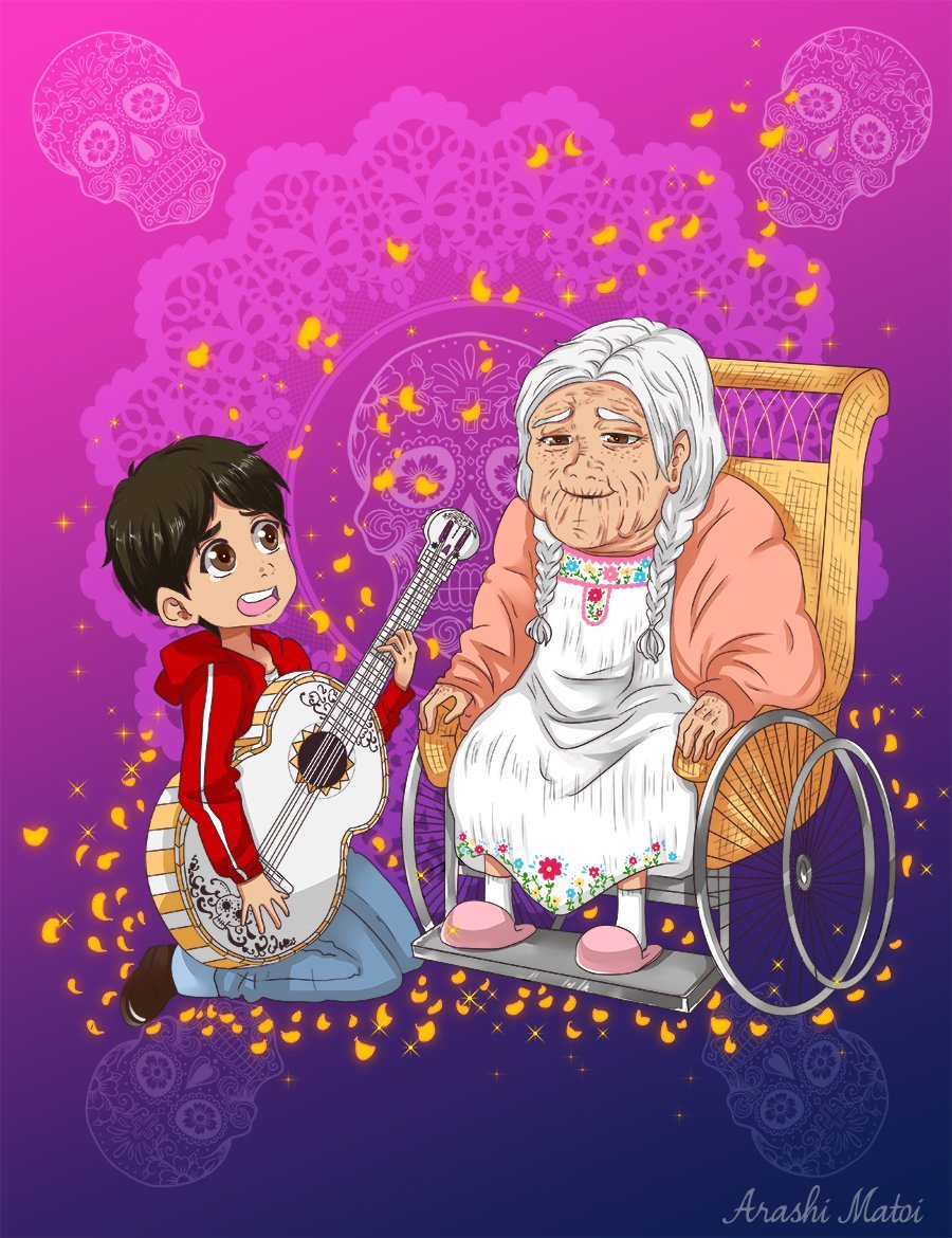 Бабушка из аниме