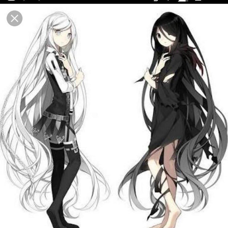 Аниме персонажи с длинными волосами