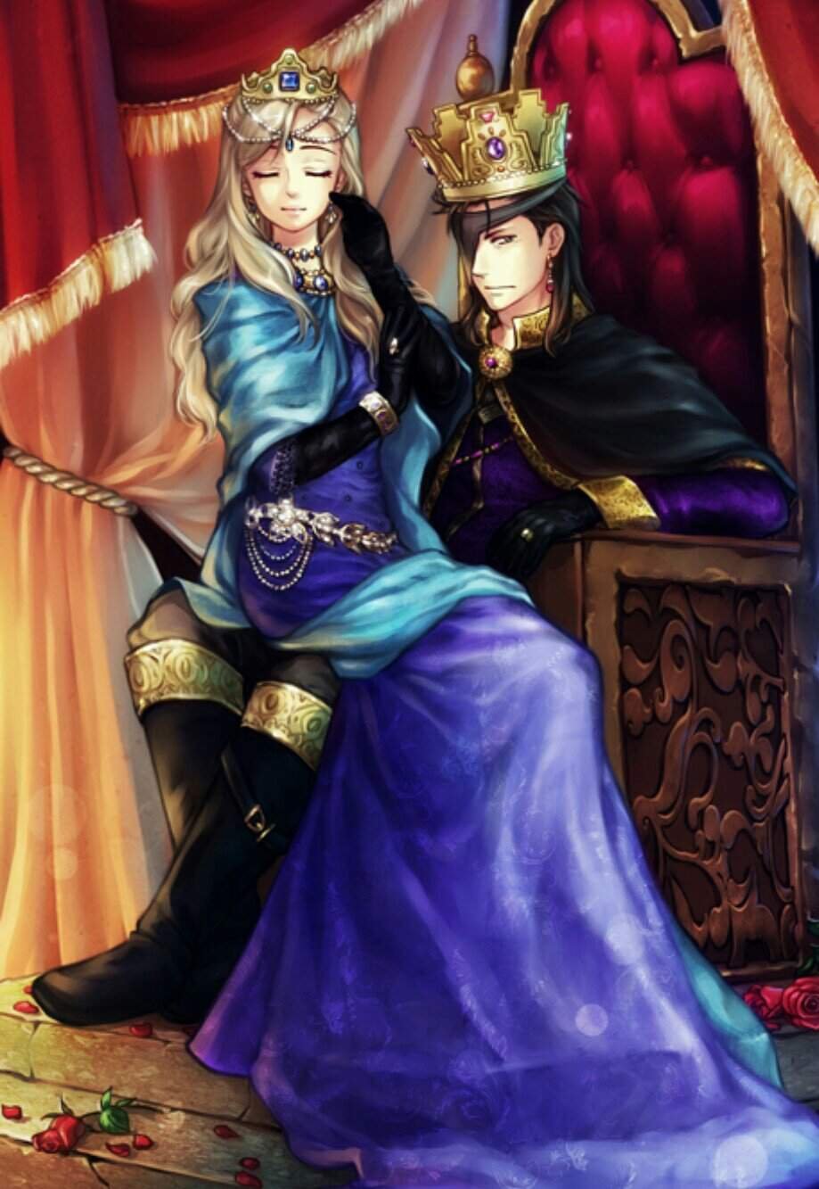 Аниме Король и Королева
