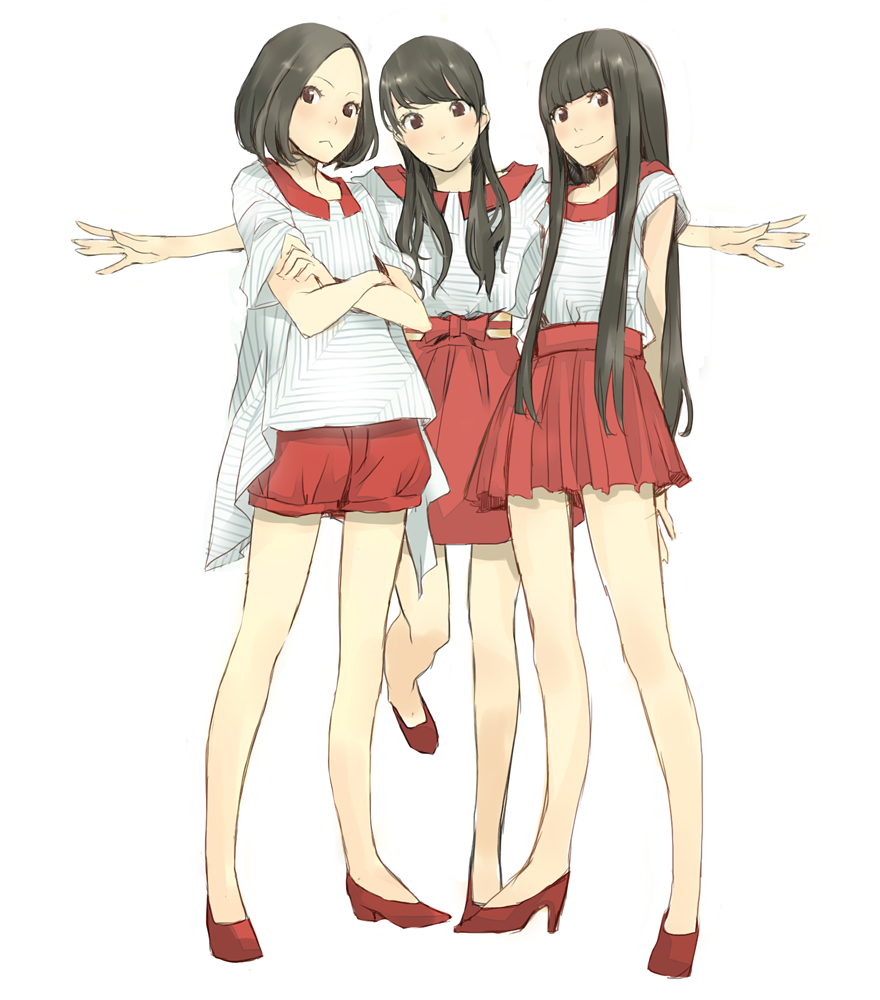 Три лучшие подруги аниме