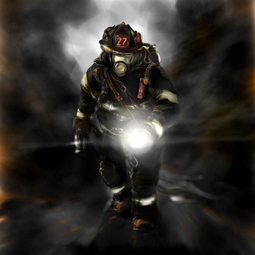 Киберпанк пожарник