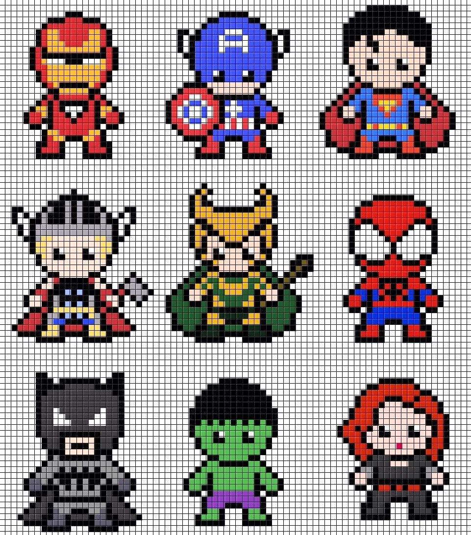 Супергерои из пикселей