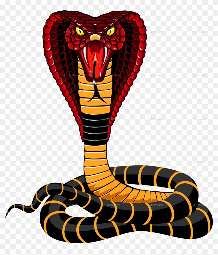 Змея красная Кобра
