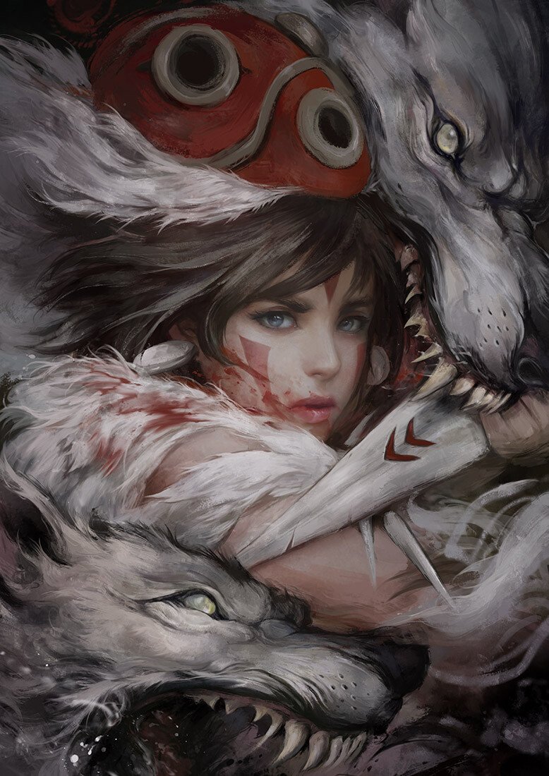 Принцесса Мононоке волк