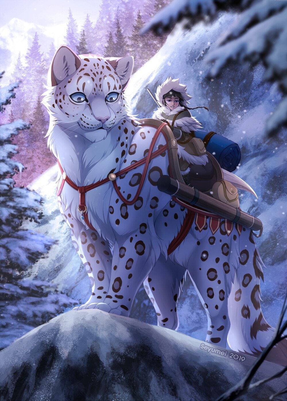 Коты Воители снежный Барс