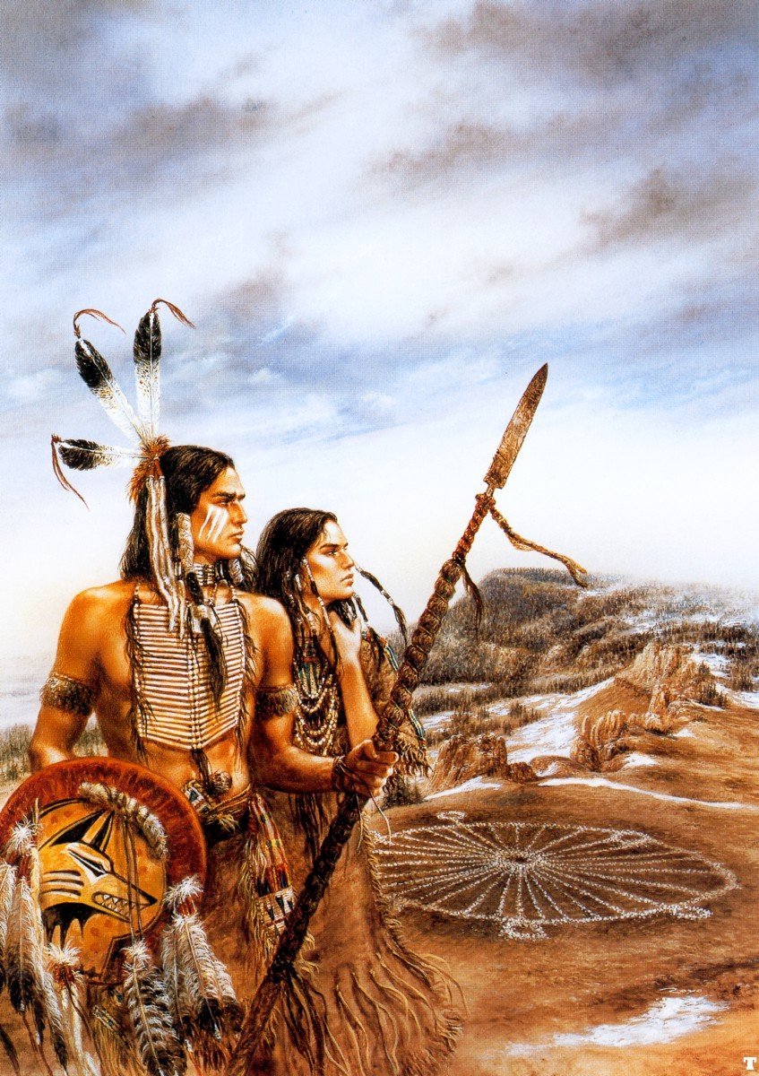 Луис Ройо картины индейцы
