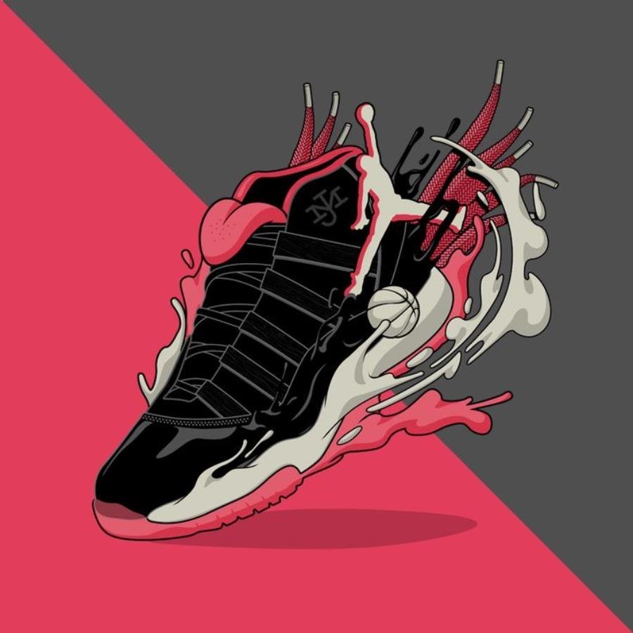 Jordan Sneakers Art