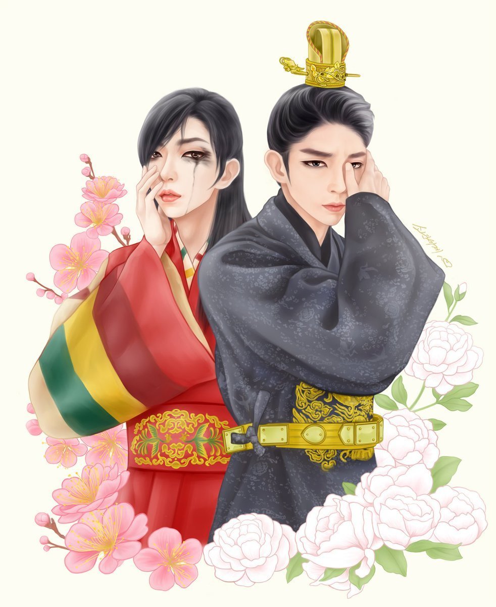 Ван со и Хэ Су рисунок