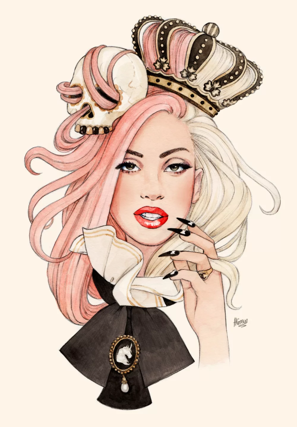 Леди Гага Постер