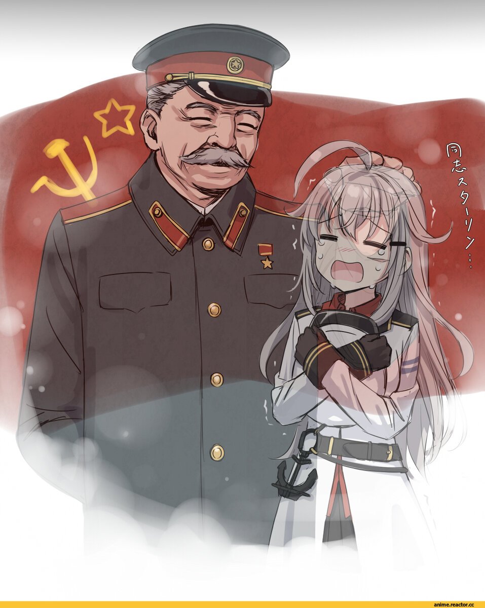 Сталин аниме арт
