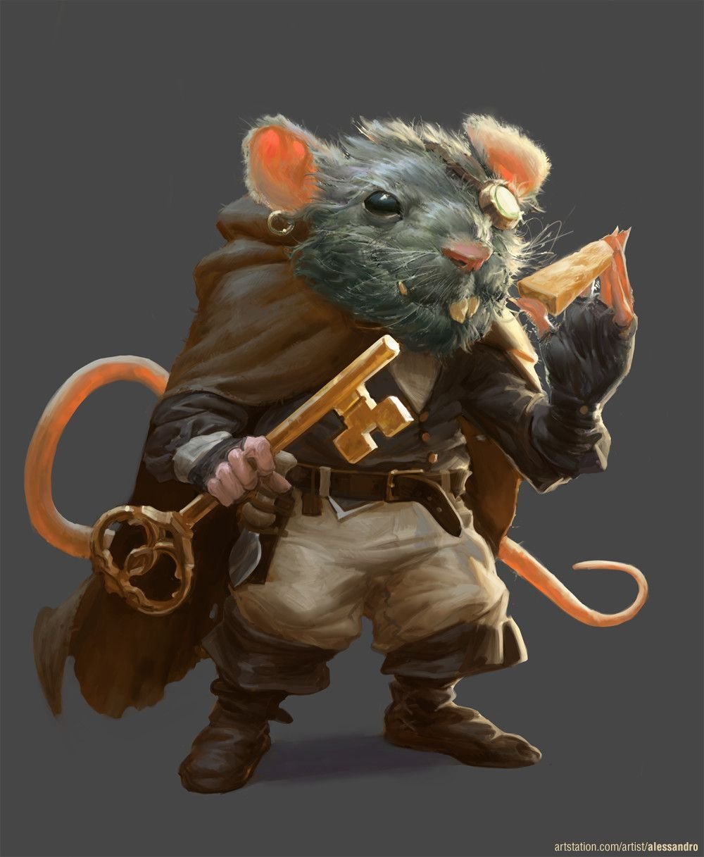 Крыса картина