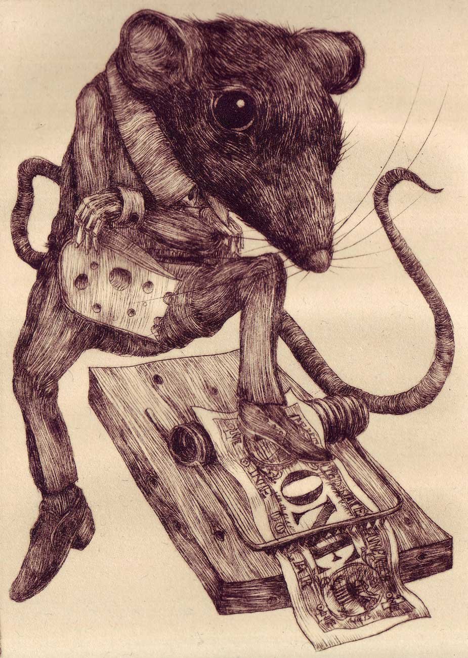Мышь крыса арт