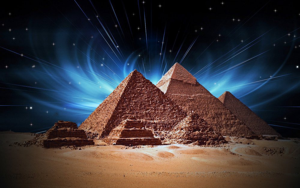 Пустыня Египет пирамиды