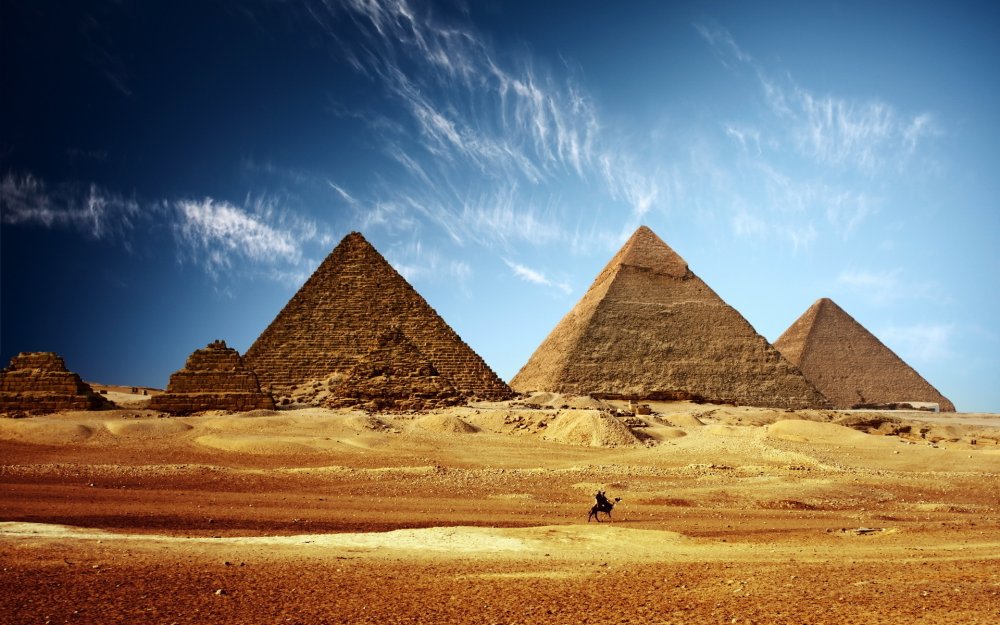 Каир Египет пирамиды