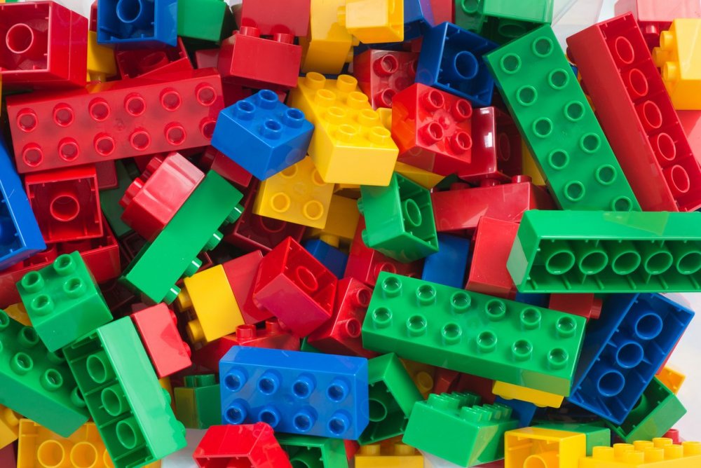 Лего кубики фон