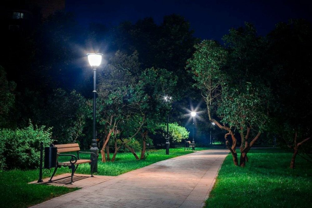 Освещение в парках