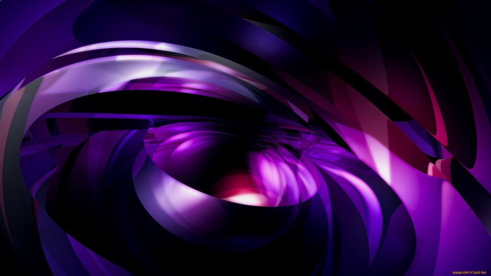 Фиолетовая композиция абстракция