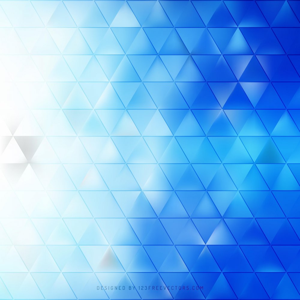 Синий фон треугольники