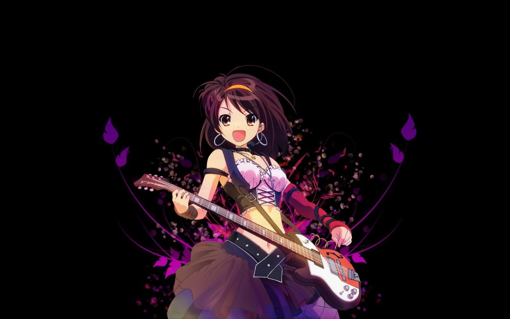 Харухи гитаристка аниме