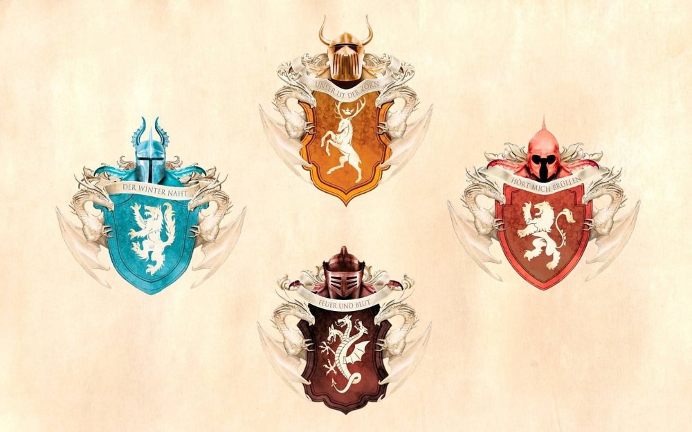 Игра престолов эмблемы домов