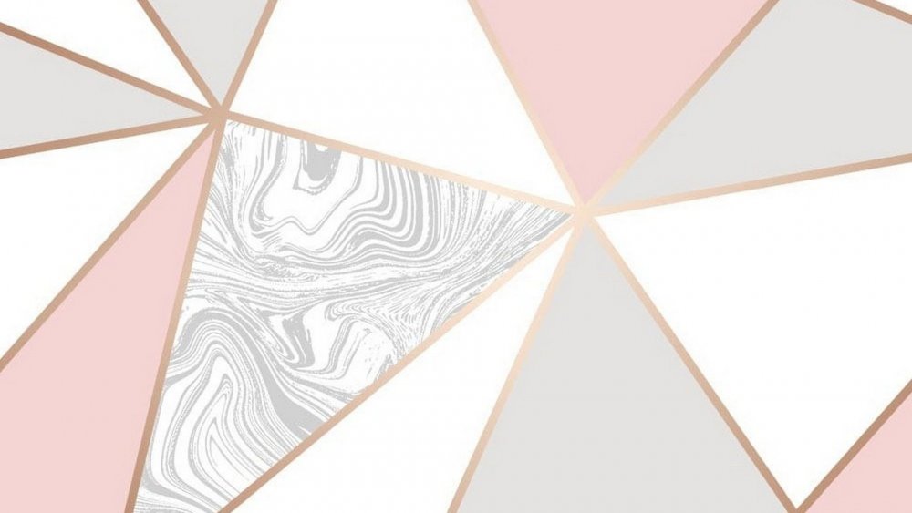 Розово бежевый геометрический фон