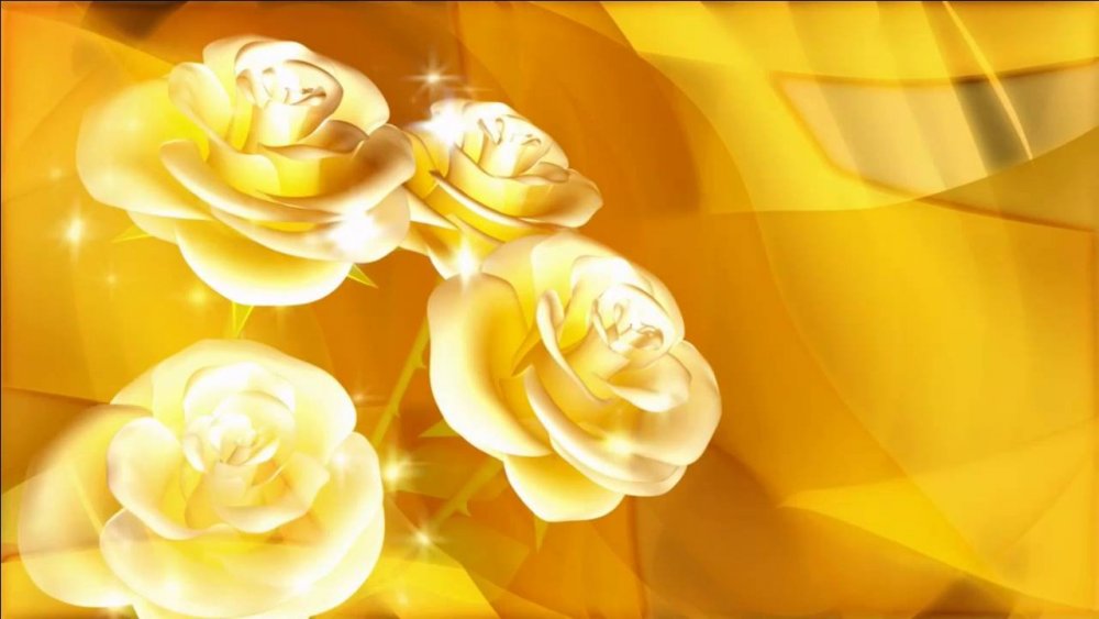 Фон для открытки желтые розы