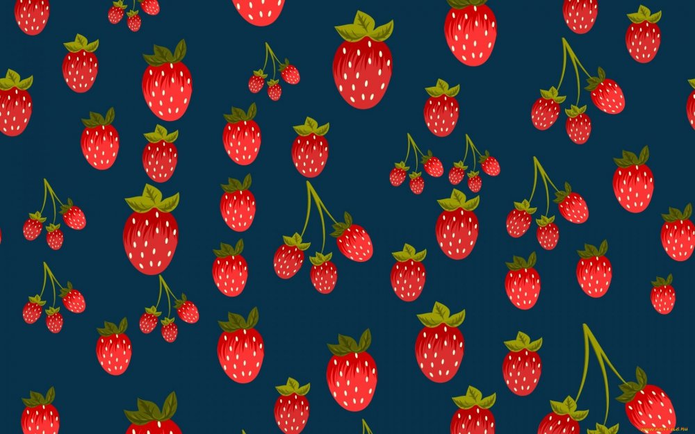 Паттерн фрукты ягоды