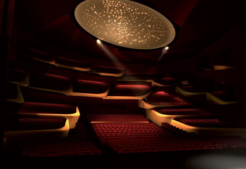 Зрительный зал в театре