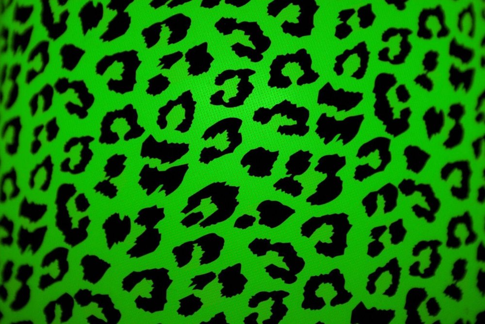 Зеленый леопардовый принт