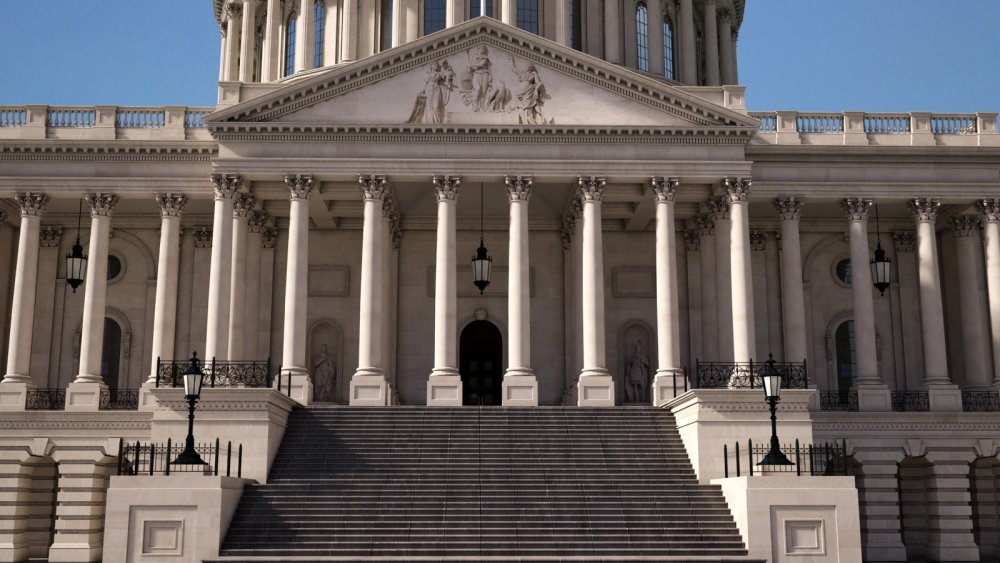 Капитолий Вашингтон колонны архитектура