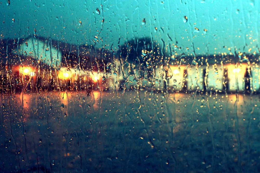 Красивый фон дождь