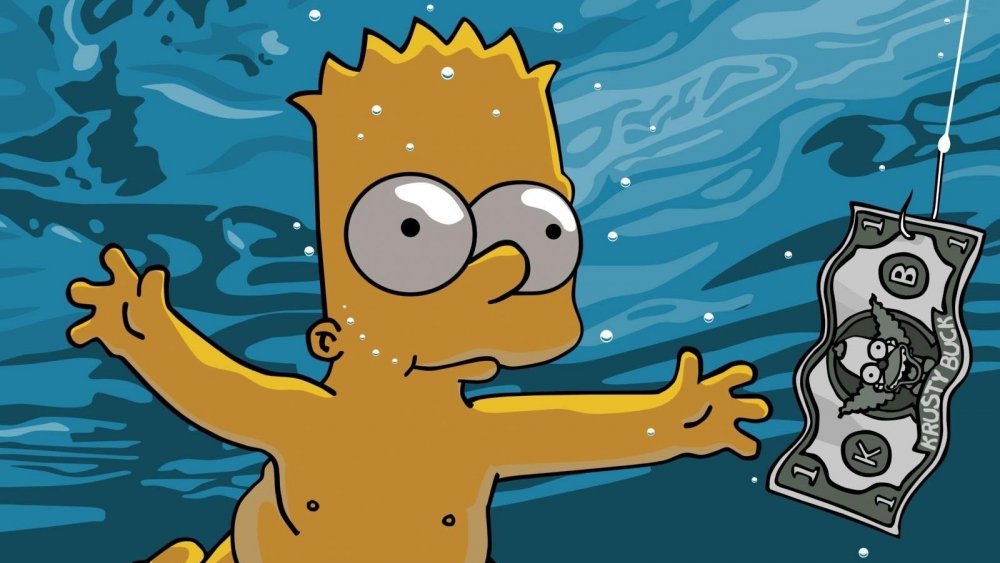 Барт в бассейне