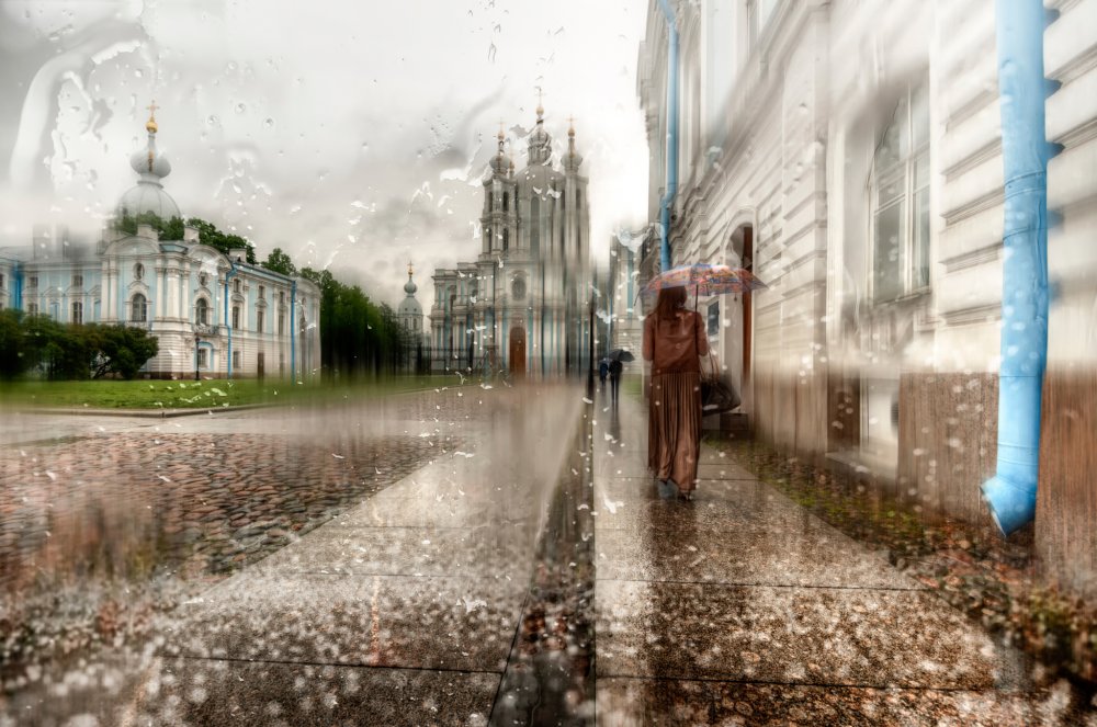Дождь в городе фото высокого разрешения