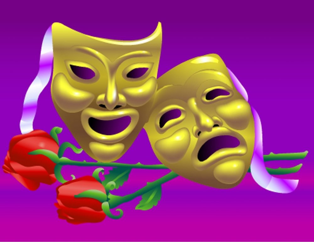 Яркие театральные маски