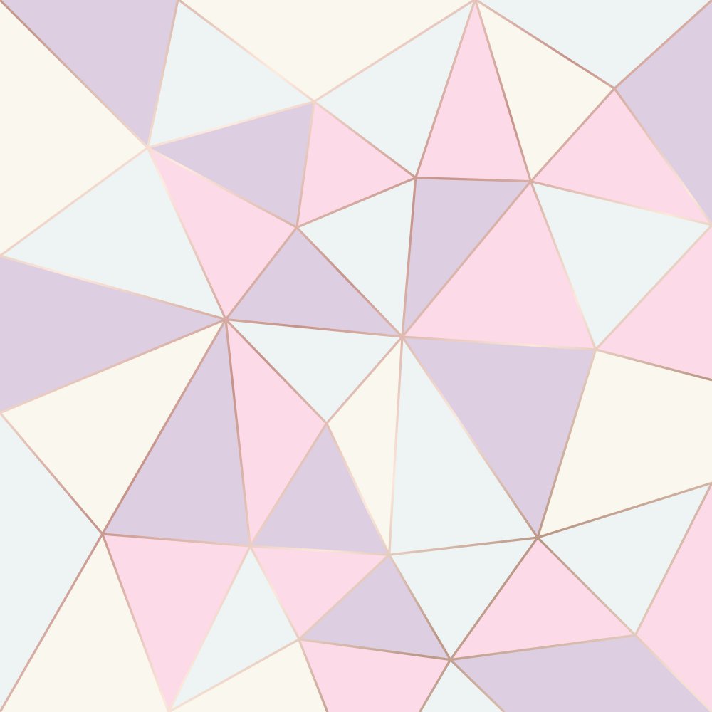 Розовый фон с геометрическими фигурами