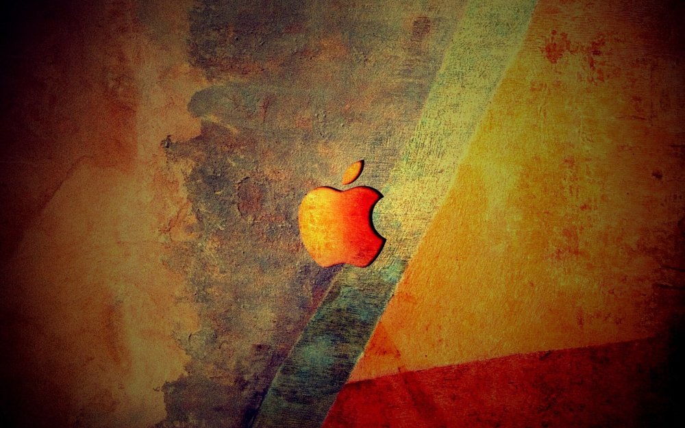 Стилизованное яблоко Эппл