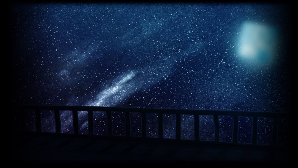 Ночное небо с балкона