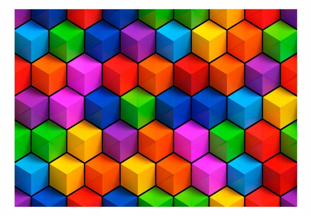 Яркий кубик