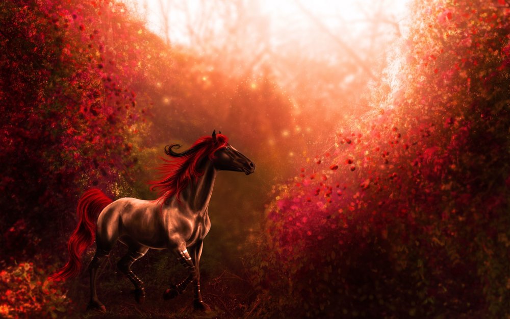 Красный конь