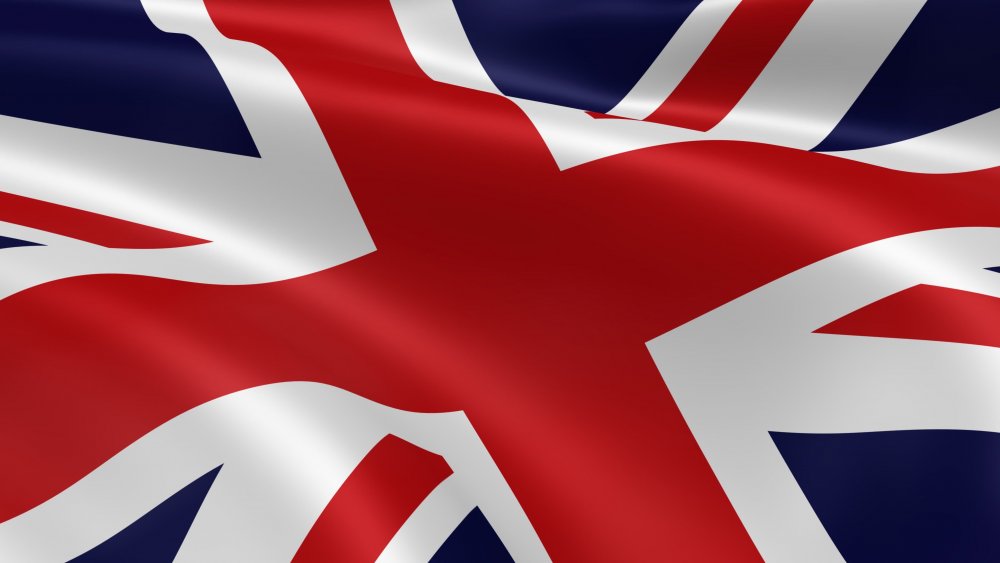 Флаг Великобритании развивающийся