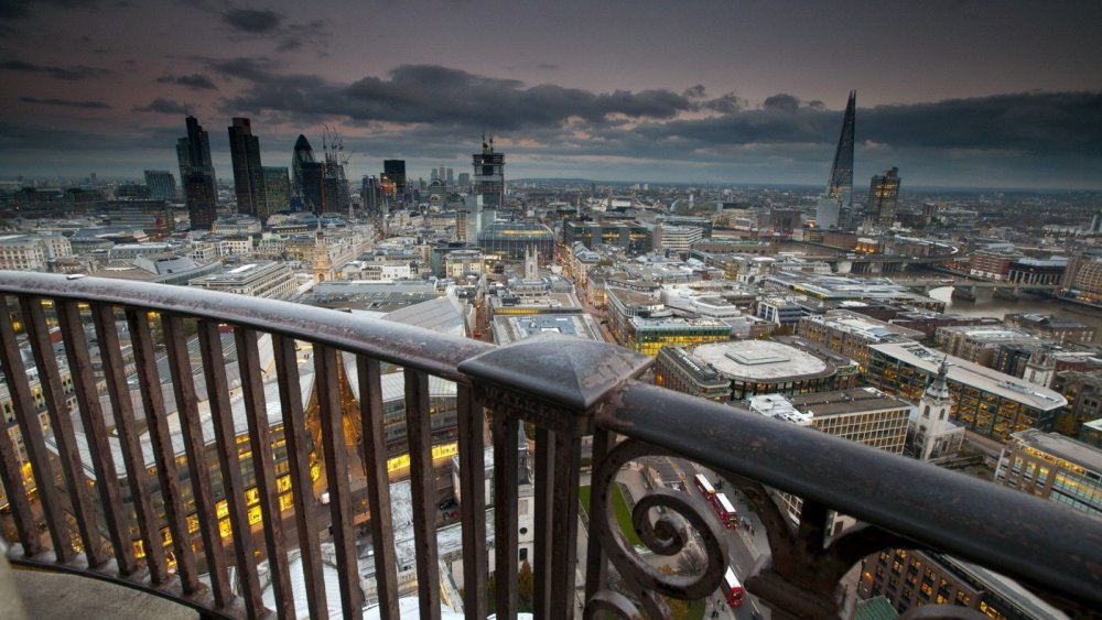 Вид с небоскребов Лондона