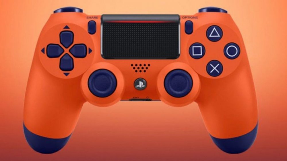 Sony Dualshock 4 v2 оранжевый