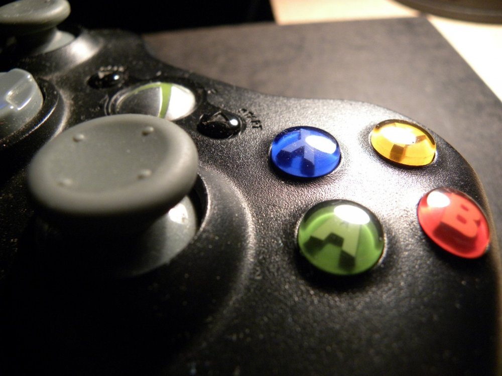 Геймпад Xbox 360 с фоном