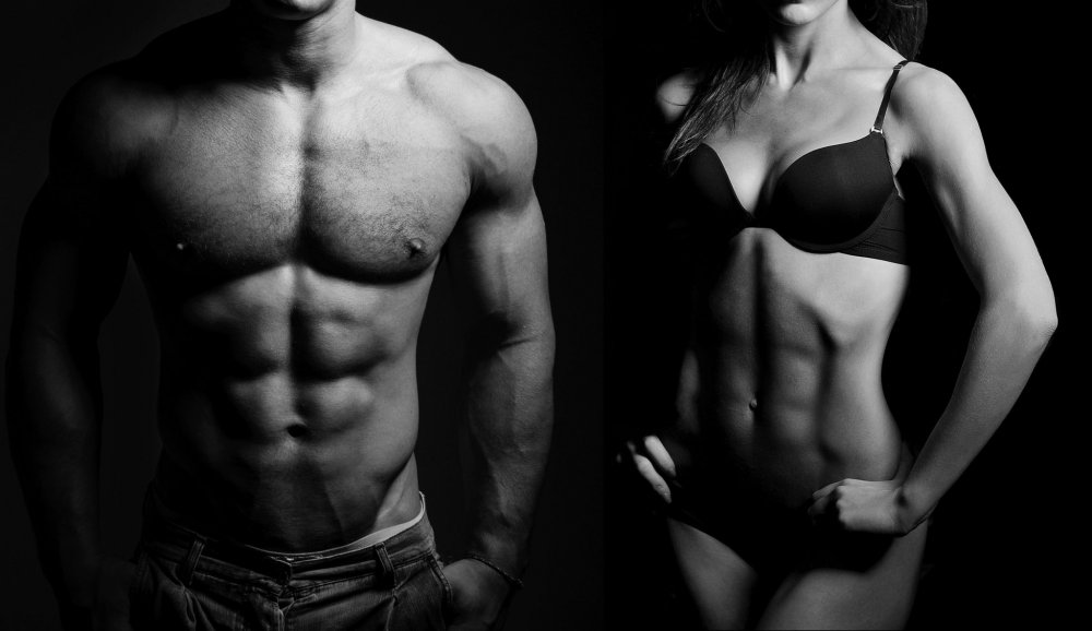Красивое тело мужчины и женщины