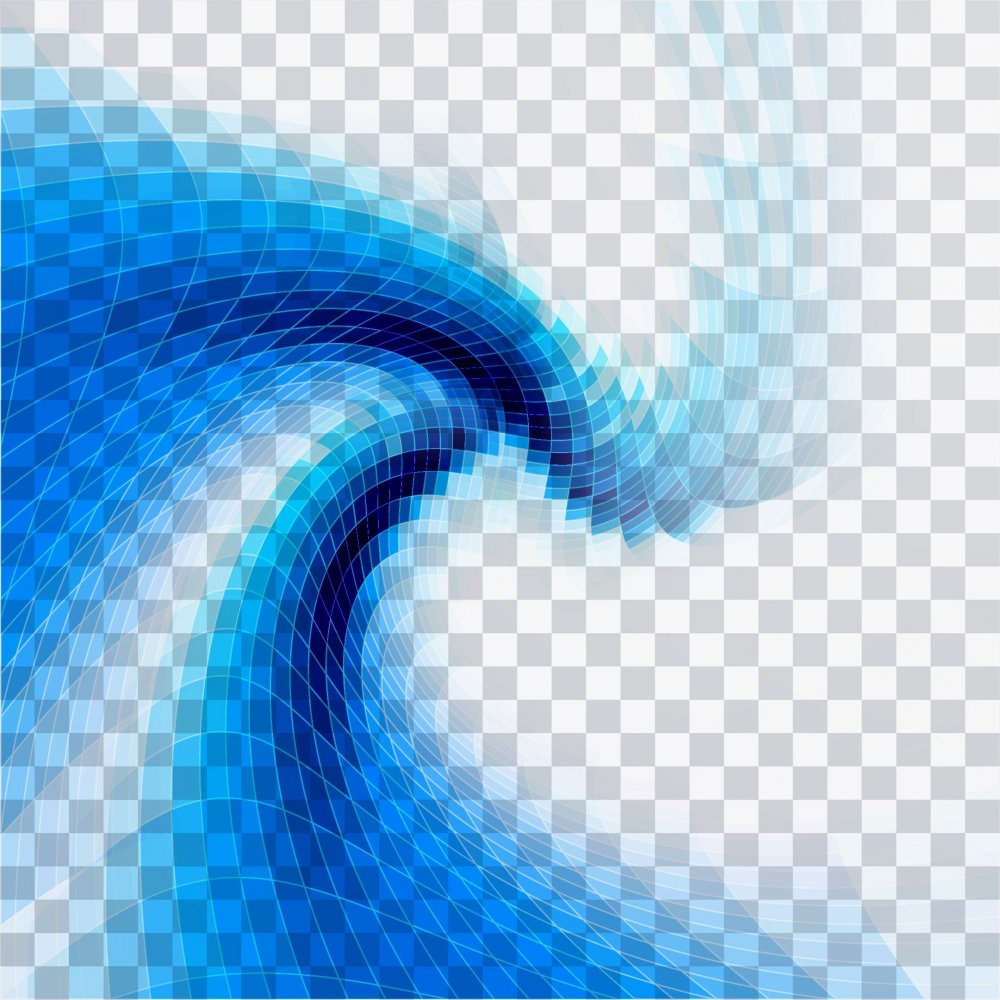 Голубые волны вектор