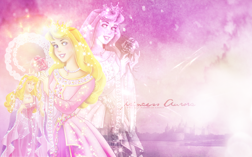 Розовый фон принцессы