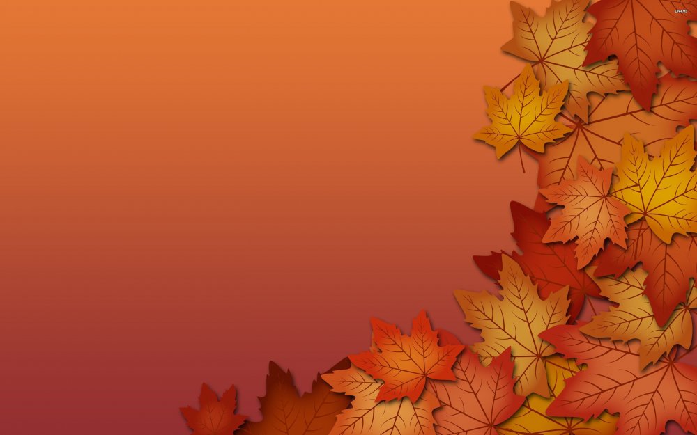 Красивый фон с осенними листьями