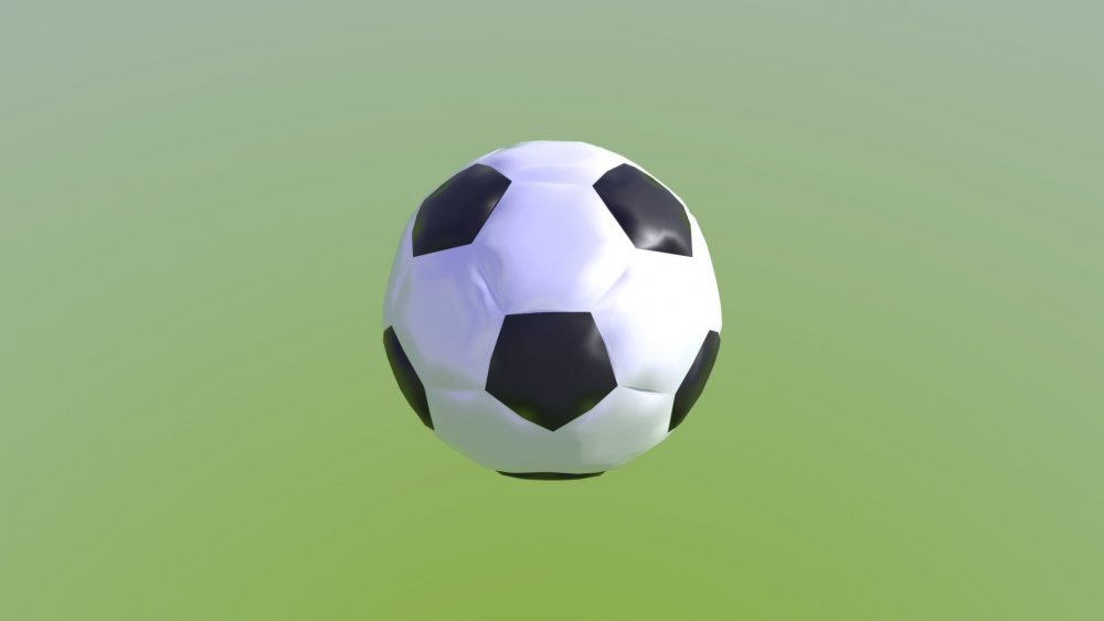 Футбольный мяч на красивом фоне