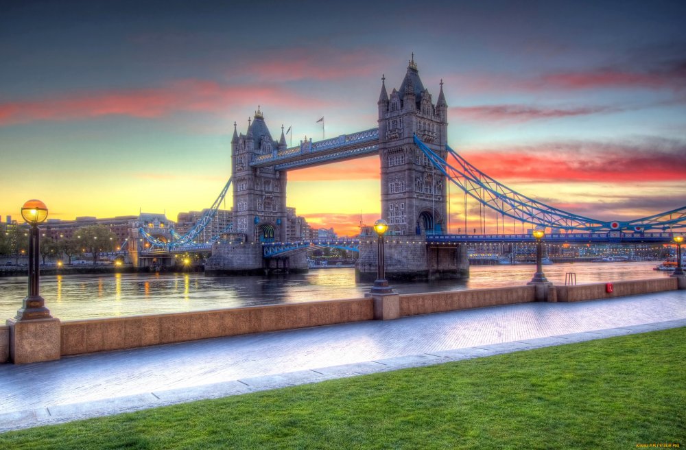 Тауэрский мост Лондон фон